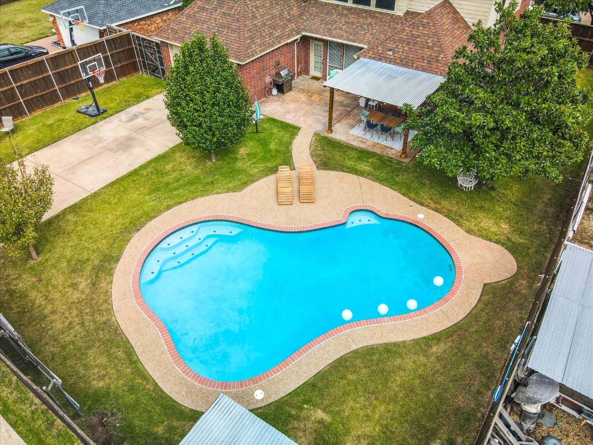 6Br 3,5Ba Home Pool, Hot Tub, Game Room -16 Guests Sachse 외부 사진